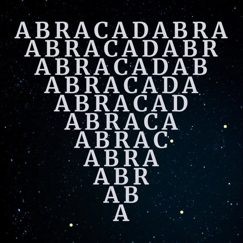 What does Abracadabra mean?